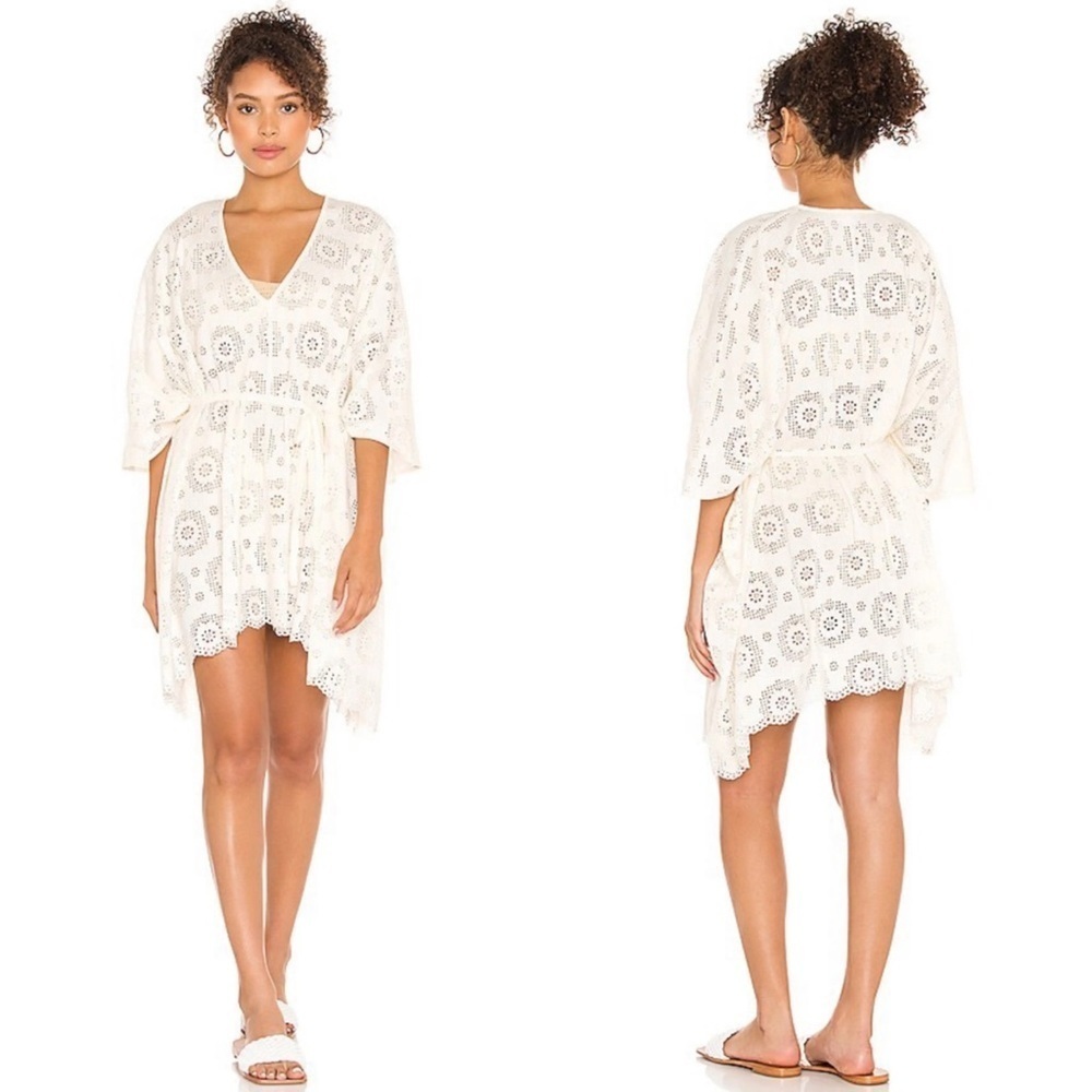 NWT REVOLVE Lovers and Friends Aldea Mini Dress in Ivory Sz S